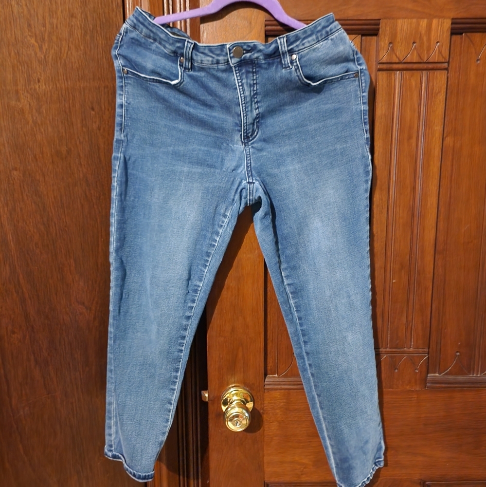 Women's Universal Standard Seine Midrise Skinny Jeans 27 Inch (Size 12)